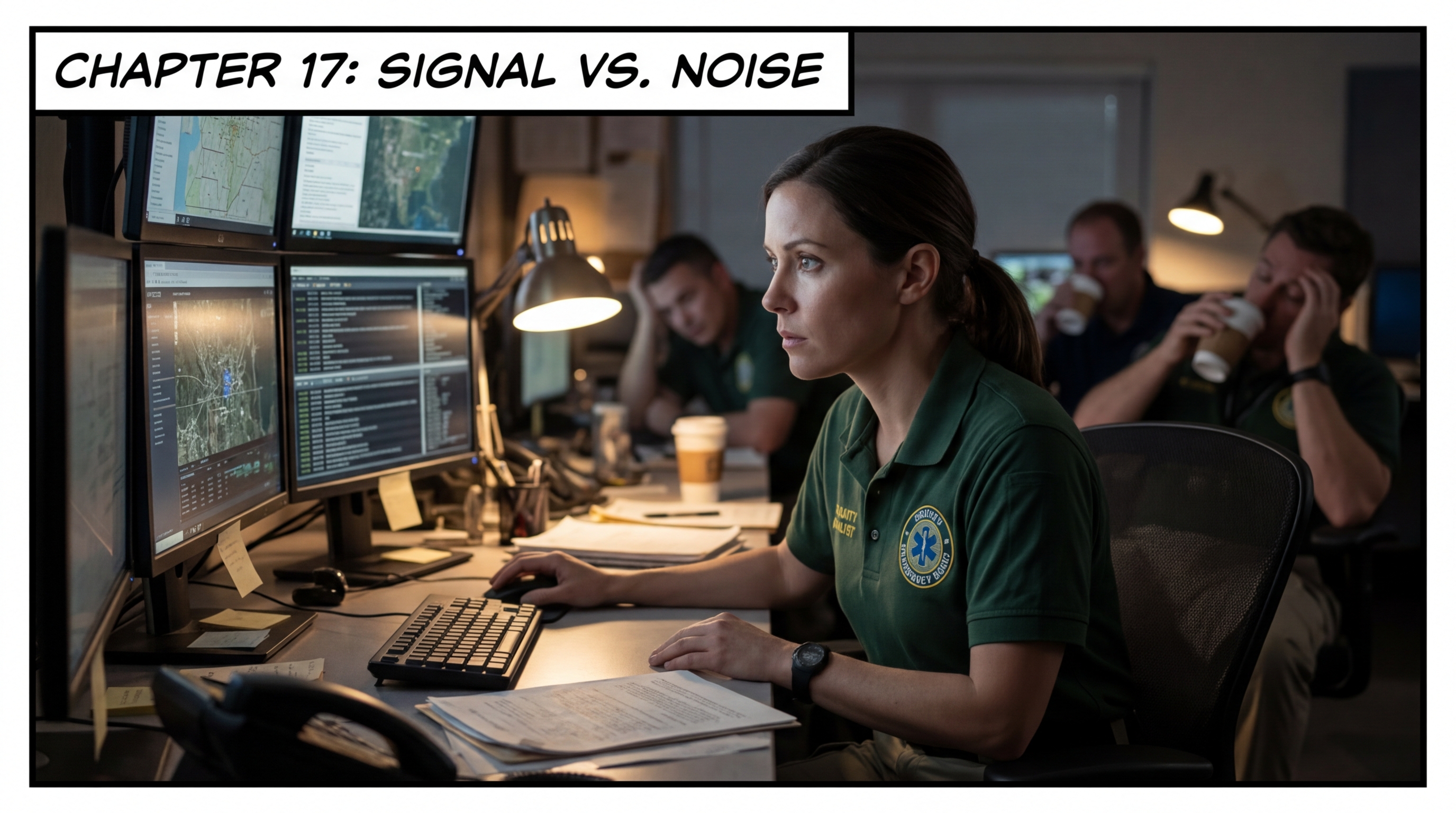 Graphic novel visual field note 18